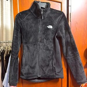 Northface Black fuzzy jacket